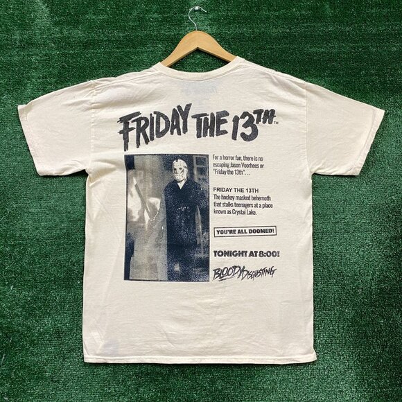 Friday the 13th X Bloody Disgusting Horror Tshirt size large - Picture 3 of 4